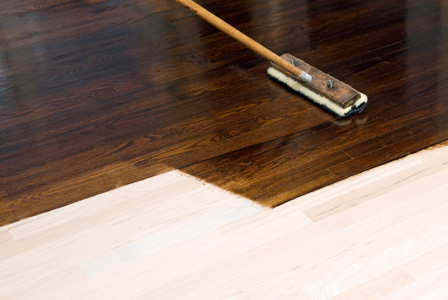 timber floor staining in Melbourne